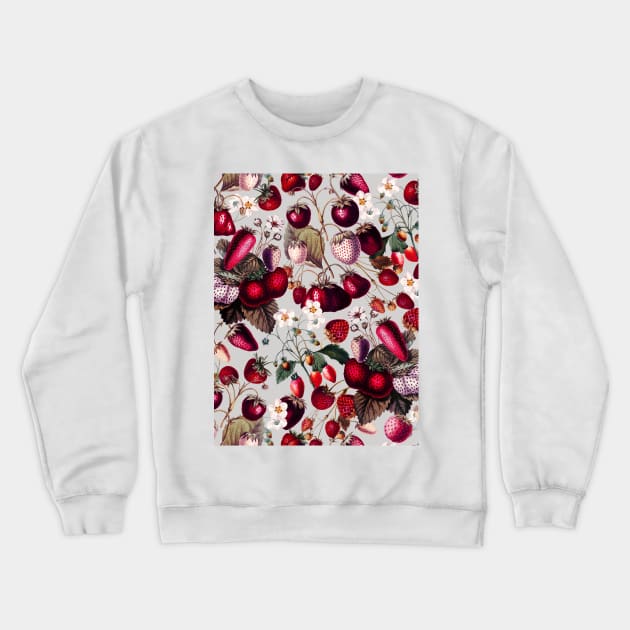 Strawberry Fields Forever Crewneck Sweatshirt by burcukorkmazyurek